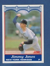 JIMMY JONES 1989 Score Nat West PROMO Card Stadium Giveaway #26 Yankees SGA MLB*