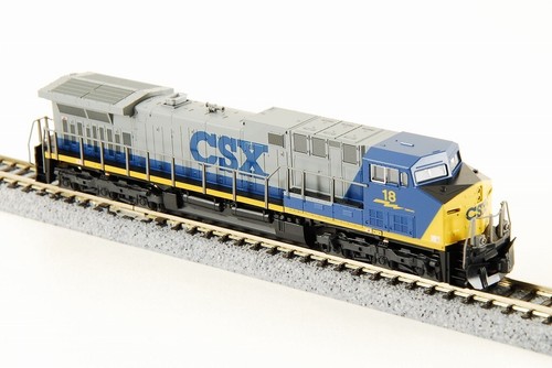Kato Spur N #176-7041 GE AC4400CW CSX #18 Spur N Made in Japan | Zustand: Used