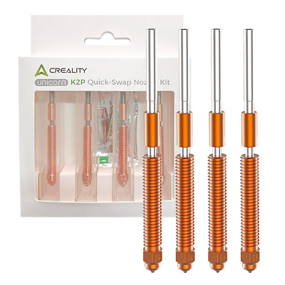 Creality K2 Plus Combo Unicorn Schnellwechsel-Düsen-Set (0,4/0,6/0,8 mm)