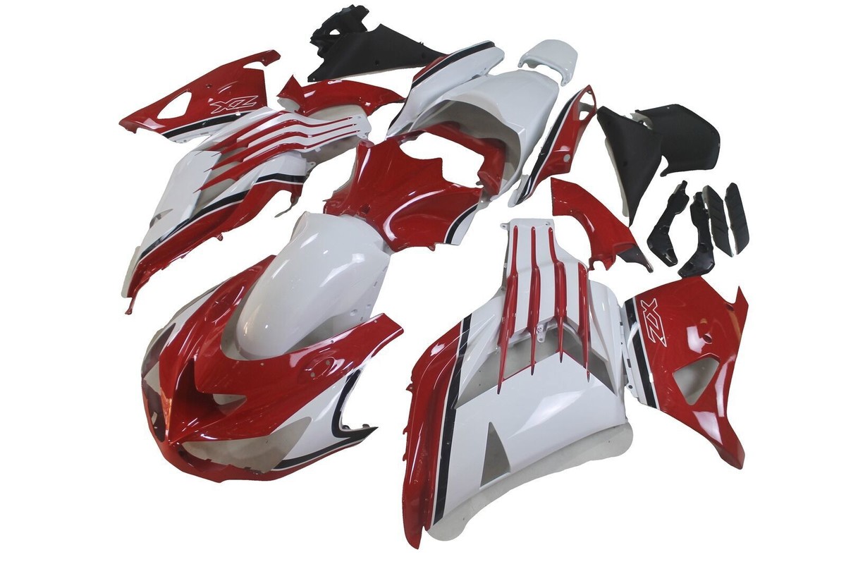 Red White Fairing Kit for Kawasaki 2012-2020 2021 ZX-14R 1400