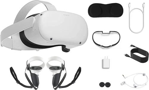 2022 Meta  Quest 2 All-In-One VR Headset, Touch Controllers, 128GB SSD, 1832X192