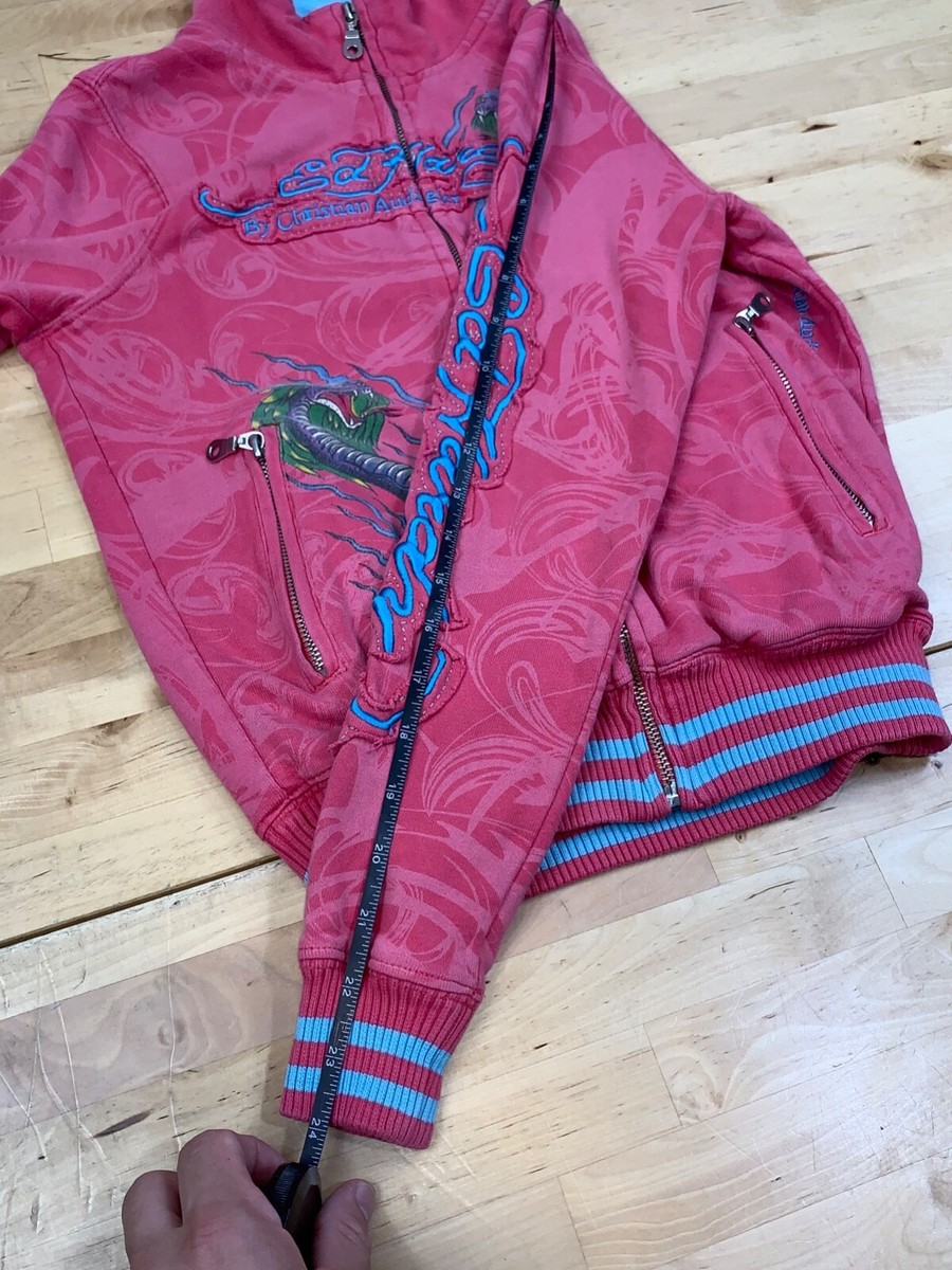 Christian audigier ピンクレディースパーカー $_57.JPG?set_id=880000500F