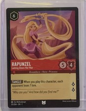 Disney Lorcana Rapunzel Letting Down Her Hair Non Foil 121/204