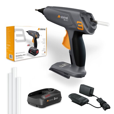 Steinel Akku Klebepistole MobileGlue 3011 Set 2,5 Ah Akku 18 V PFA ø11mm Sticks
