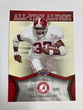 2012 Upper Deck Alabama football Shaun Alexander All Time Alumni card #ATA-SA