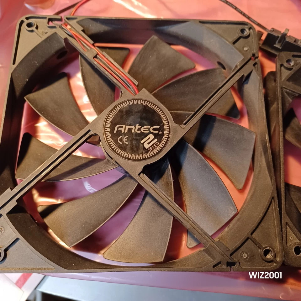 2x Original Antec 140mm & 120mm Cool Case Fan 2-Speed - Image 2 of 4