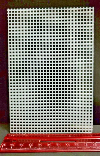 Clear Plastic Rectangle Canvas Shape 4” Tall x 6" Wide Index Card Size - Picture 2 of 4