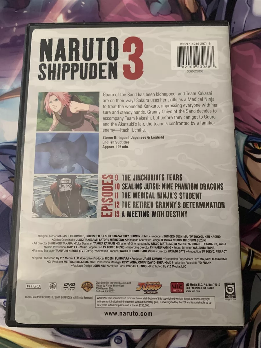 Naruto Shippuden - Vol. 3 Dvd