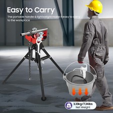 Handheld Oiler Bucket Oil Gun Kit Lubricator of Pipe Threader Threading Machine