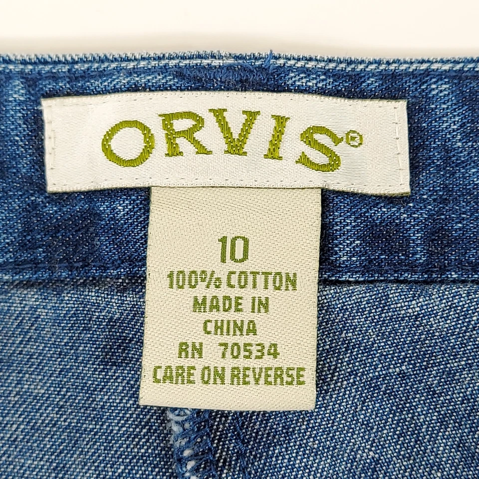 PANTALONES CARGO VAQUEROS LIGEROS RECORTADOS ORVIS PARA MUJER TALLA 10 ENTREPIERNA: 27 pulgadas ❗️En muy buena condición Foto 4 de 4