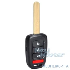 for Honda Accord Civic Lx 2016-2021 OEM Parts Remote Key Fob MLBHLIK6-1TA