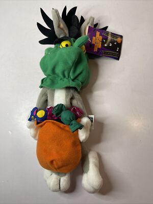 Warner Brothers 10  BUGS TRIC-OR-TREAT COSTUME Bean Bag Plush with Tag