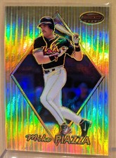 1999 Bowman's Best REFRACTOR #31 Mike Piazza Mets HOF RARE PARALLEL /400