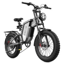 2000W 48V/35AH Electric Bike 20" Fat Tire Ebike E-Bicycle Hydraulic Brake 34MPH