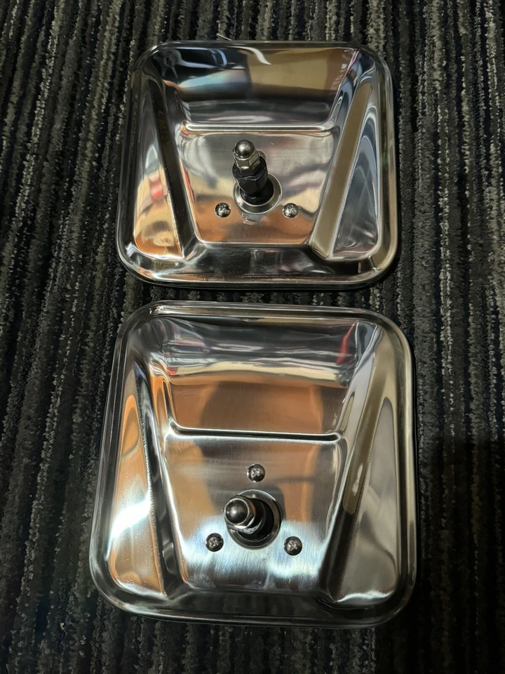 ESPEJOS ESPEJOS de acero inoxidable 7417 55-95 para Jeep Wrangler Espejo para estilo CJ YJ CJ Foto 2 de 4