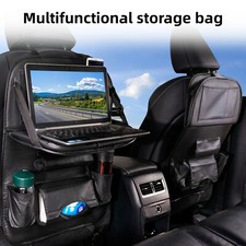 Car Seat Back Organiser Storage Bag Multi-Pocket Tablet Holder Travel Tidy Pouch