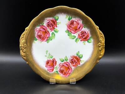 Queen Anne 5176 Rose Cake Cookie Serving Plate Bone China England