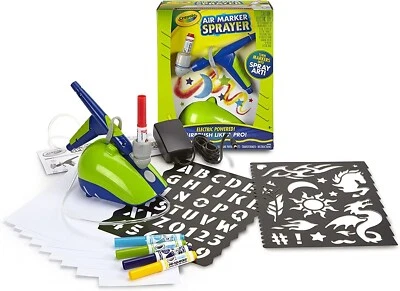 Kit de aerógrafo marcador de aire Crayola, regalo para niños NUEVO ENVÍO GRATUITO