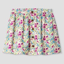 Baby Girls' Almond Cream Floral A Line Skirt Genuine Kids from OshKosh, 12M 18M