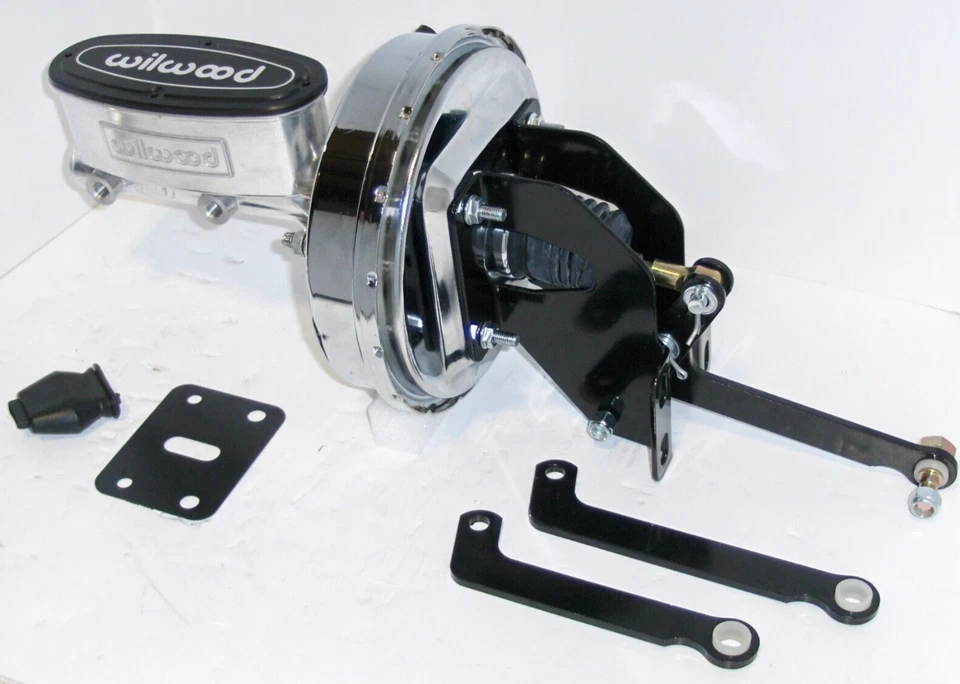 Kit de conversión de refuerzo de freno Wilwood cromado de 9" para carrocería Mopar Dodge B E 1966-74 Foto 3 de 4
