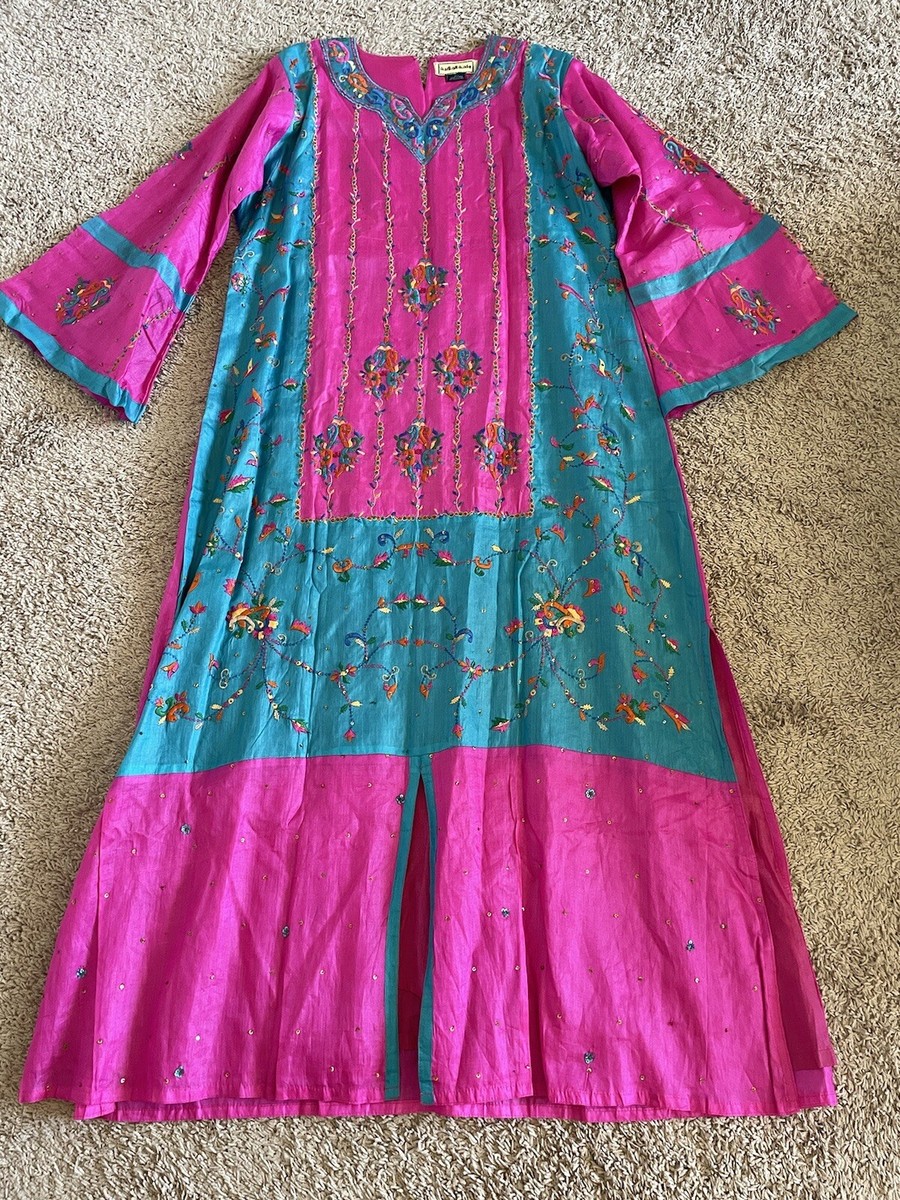 Wahat Aljalabiya  Women Abaya 2 Pcs Eid Set Size Xl