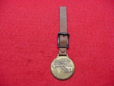 Vintage Lima -Watch Fob- w/Strap -Shovel Crane Supply Elmsford,NY-  Nice!  (I)