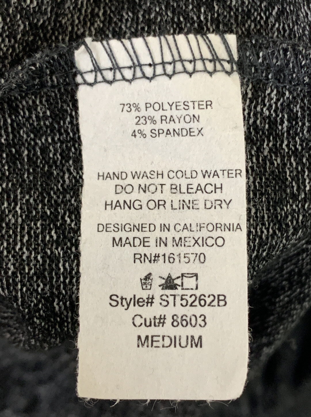 Sugarfox Knit Hoodie Woman’s Sz-M Long  Sleeve Black/Off White Aztec Hacci