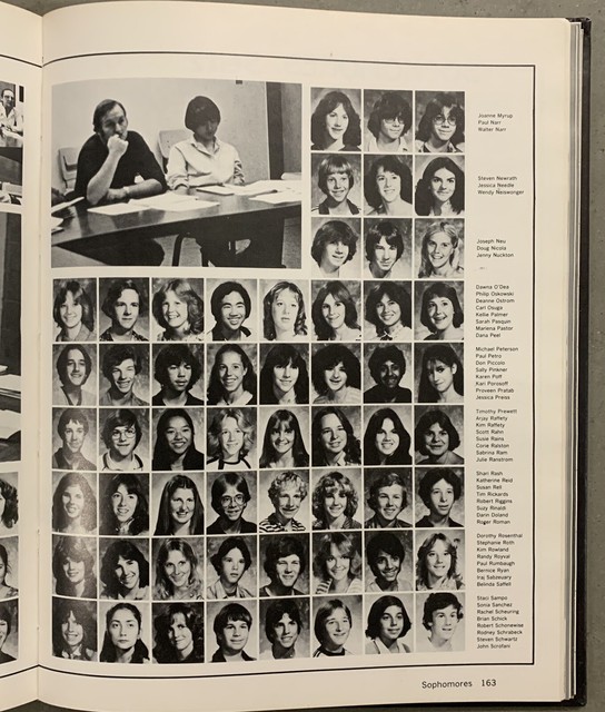 1982 DAVIS SENIOR HIGH SCHOOL YEARBOOK, THE BLUE AND WHITE, DAVIS, CA
