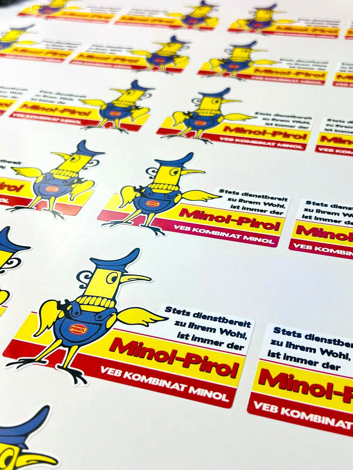 Adesivo Pubblicità Minol Stazione Di Servizio Bambino An - Foto 6