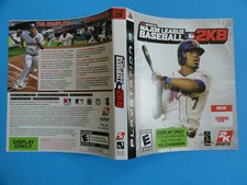 PLAYSTATION 3 MAJOR LEAGUE BASEBALL 2K8 COVER ART BLOCKBUSTER VIDEO DISPLAY