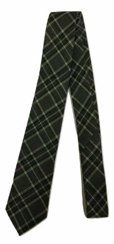 Black Brown 1826 Plaids & Checks 100% Cotton Ties for Men