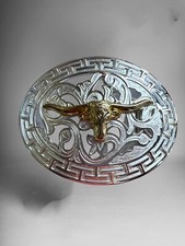 Long Horn Bull Cowboy Western Belt Buckle Hebilla Vaquera Rodeo Cuernos De Toro