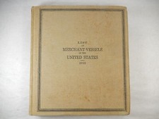 List of Merchant Vessels of the United States, 1923, by Dept of Commerce, HC