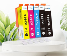 5PK 564 564XL Ink Cartridges For HP DeskJet, OfficeJet, and Plus Printer