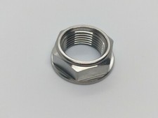 M20x1.5p Titanium hex flange nut Ti hex head flange M20-1.5 1.5mm pitch M20 race