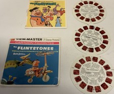Antique ViewMaster Reels: The Flintstones Booklet, 1962 Hanna-Barbara