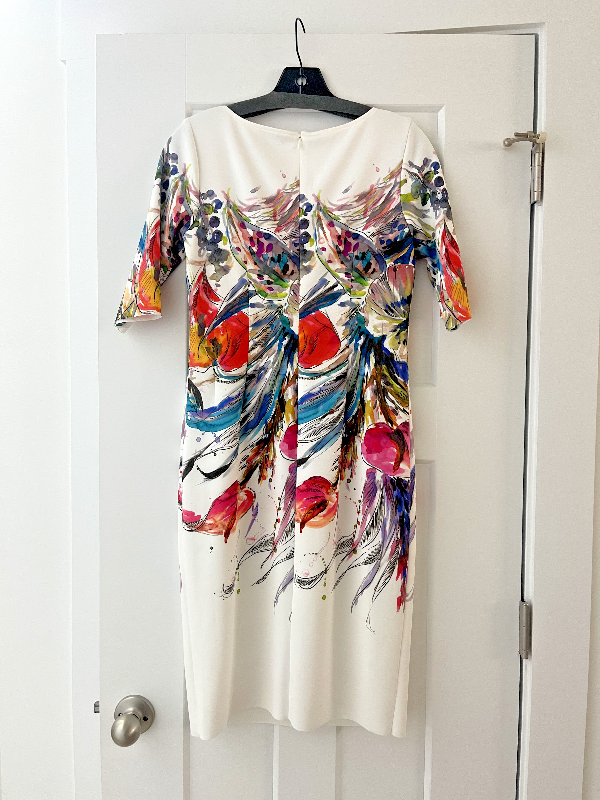 Teri Jon by Rickie Freeman: Multicolor Dress, Size 4