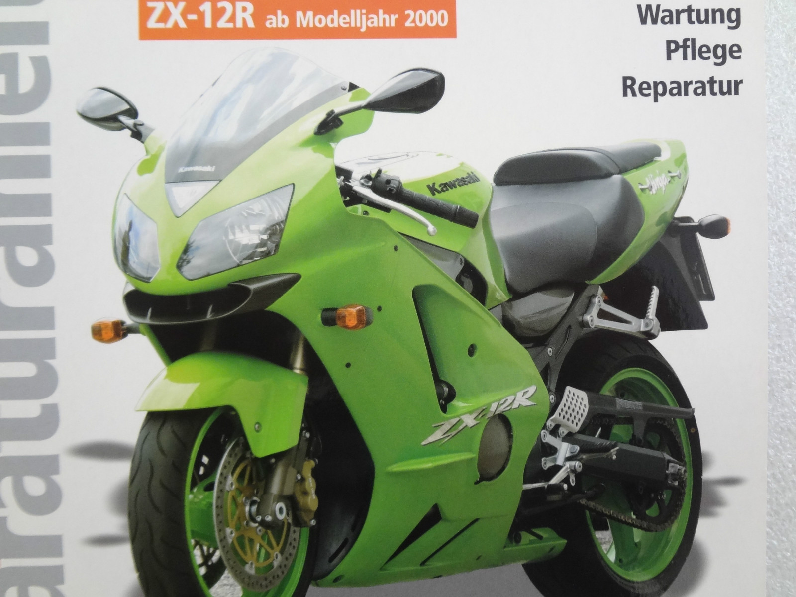 Thumbnail - Reparaturanleitung , Handbuch Für Kawasaki, Zxt20a, Zx 12 R, Ab 2000,
