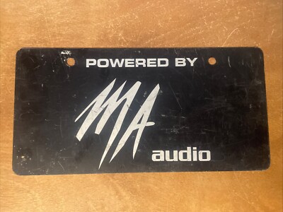 ma audio subwoofer amplifier License Plate Booster Heavy Metal