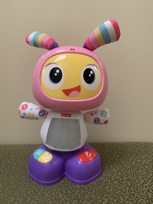 Fisher Price Bright Beats Beatbo Dance and Move Pink Robot
