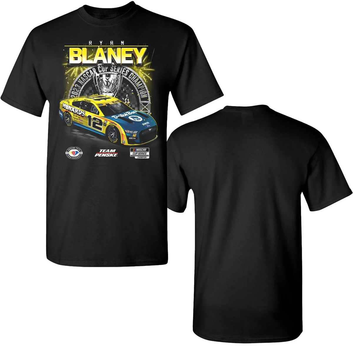 Ryan Blaney 2023 Adult 1-spot Official Series Champ T-Shirt