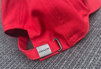 COACH Embroidered Baseball Hat Cap Women display picture 2