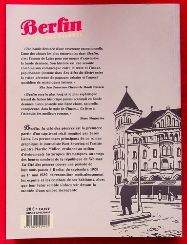 Berlin, la cité des pierres - Livre premier - E.O. -2002- Jason Lutes - Ed. Seui - Imagen 2 de 2