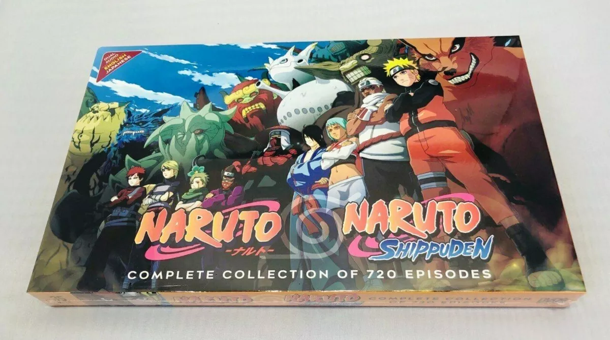 NARUTO SHIPPUDEN - COMPLETE ANIME TV SERIES DVD (1-500 EPS)(FULL ENGLISH  DUBBED)