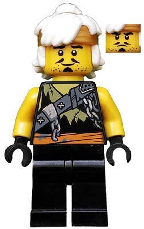 LEGO Ninjago Teen Wu Dragon Hunter Disguise with Battle Staff From Set 891945