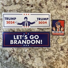 3PCS Set Trump 2024 Bumper Sticker Stickers