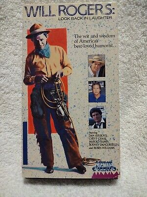 Will Rogers - Look Back in Laughter (VHS, 1989) for sale