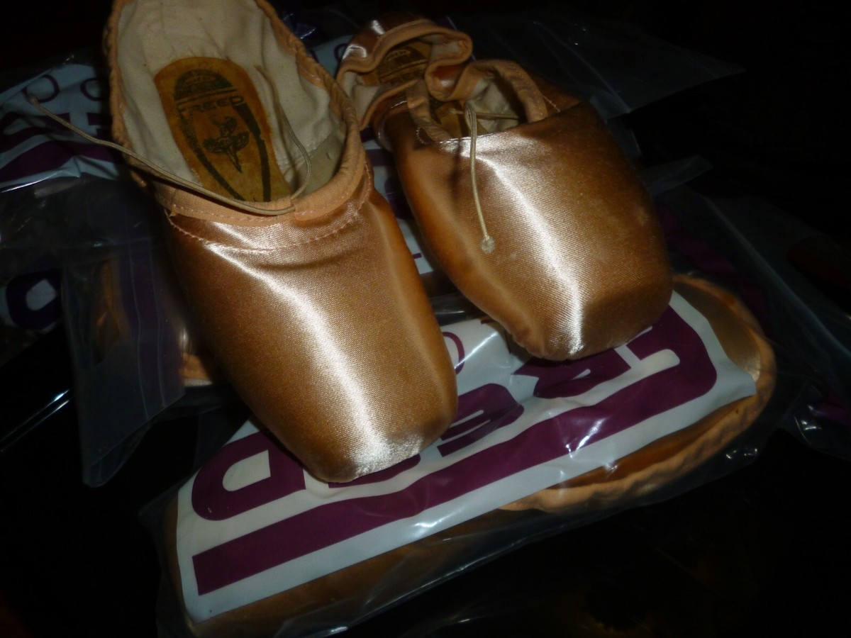 Freed of Londonトゥシューズ 4.5 ( 4 1/2) Professional Freed of London Pointe Shoes 4.5 X + maker. NOS