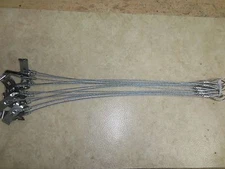 12 Standard Berkshire Stakes W/ 18"  3/32nd Cable Anchors Trapping Traps Coyote