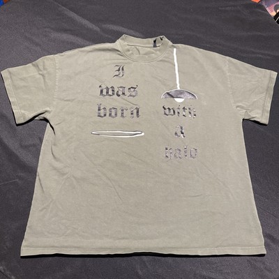 I Was Born With A Halo Life Burnt It Out Shirt Gazii Size L